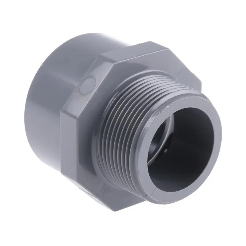 Georg Fischer Plastic Pipe Fitting Adapter ABS Straight 1-1/2 in 63mm Length 729911710