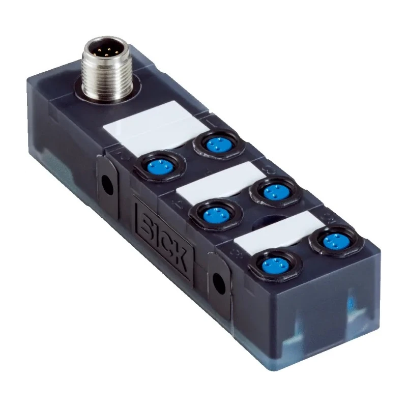 SICK Sensor Box 6 Port Thermoplastic Polyurethane Housing IP65 IP67 CE UL Rated 18V-30V dc Y8A36A2-C2A8000XXX