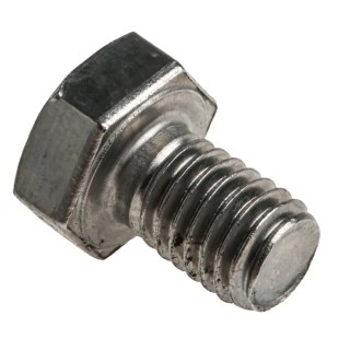 RS PRO Stainless Steel Hex Bolt M8 x 12 mm, A4 Type 316 Stainless Steel, Fully Threaded DIN 933 190-248