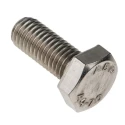 RS PRO Stainless Steel Hex Bolt M10 x 25 mm DIN 933 China 190-355