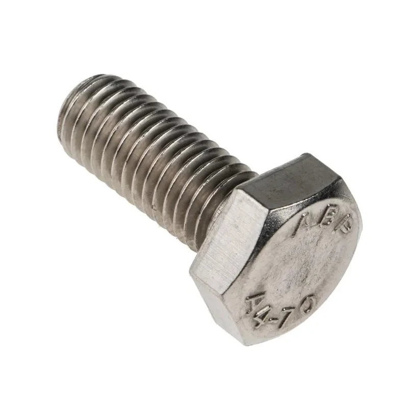 RS PRO Stainless Steel Hex Bolt M10 x 25 mm DIN 933 China 190-355
