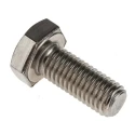RS PRO Stainless Steel Hex Bolt M10 x 25 mm DIN 933 China 190-355