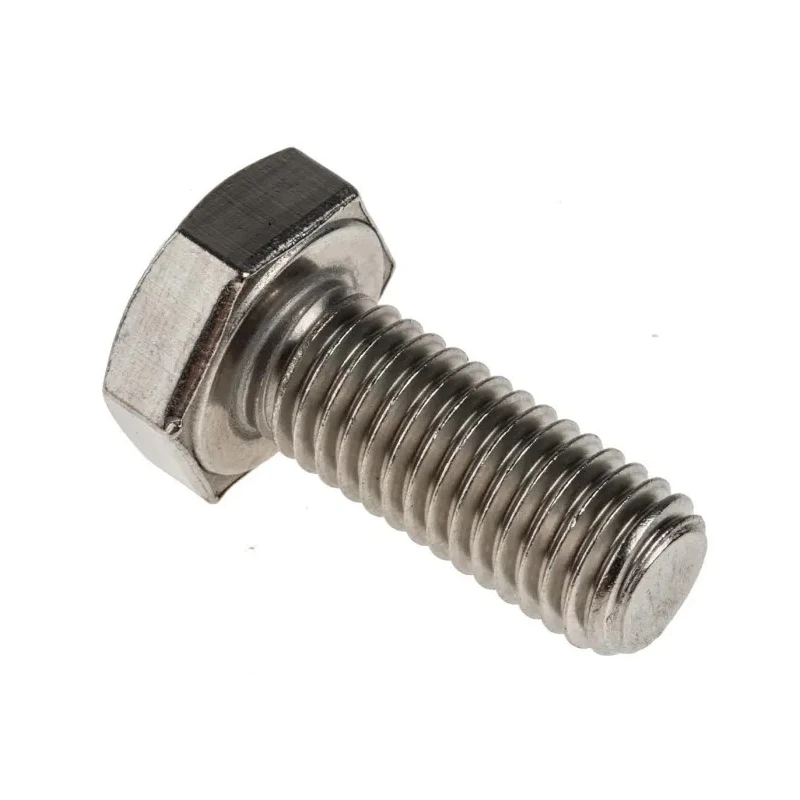 RS PRO Stainless Steel Hex Bolt M10 x 25 mm DIN 933 China 190-355