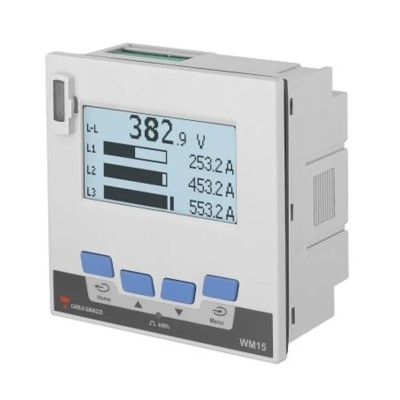 Carlo Gavazzi 3 Phase LCD Energy Meter WM1596AV53XOXPFB