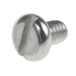 RS PRO Slot Pan Stainless Steel Machine Screw M4 6 mm, DIN 85, A2 Grade 316 Corrosion Resistant 189-355