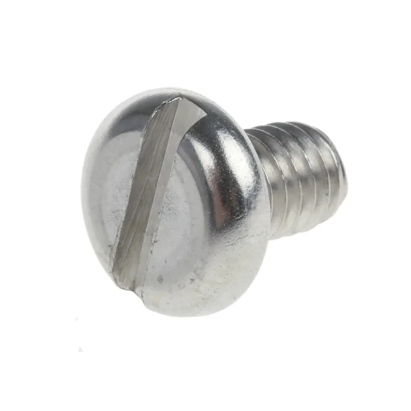 RS PRO Slot Pan Stainless Steel Machine Screw M4 6 mm, DIN 85, A2 Grade 316 Corrosion Resistant 189-355