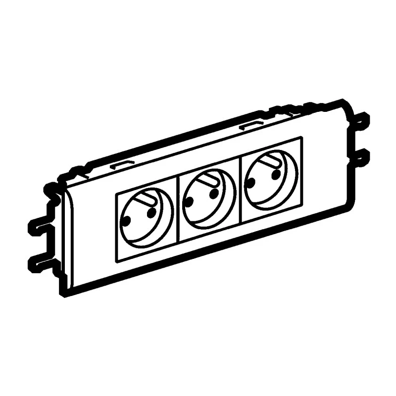 Legrand Polyvinyl Chloride Cable Trunking Accessory MOSAIC 0 109 54