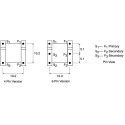 OEP Through Hole Pulse Transformer 1:1 Turns Ratio, 3 mH Primary Inductance, 1.1Ω Primary Resistance PT6