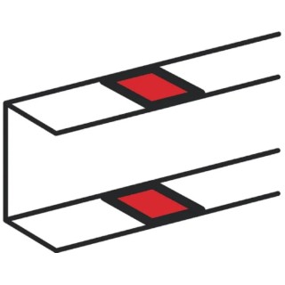 Legrand Polyvinyl Chloride Cable Trunking Accessory End Cap Miniature PVC 105 mm 0 107 00