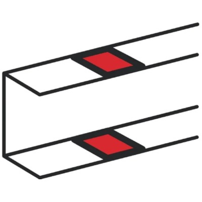 Legrand Polyvinyl Chloride Cable Trunking Accessory End Cap Miniature PVC 105 mm 0 107 00