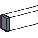 Legrand Polyvinyl Chloride Cable Trunking Accessory End Cap Miniature PVC 105 mm 0 107 00