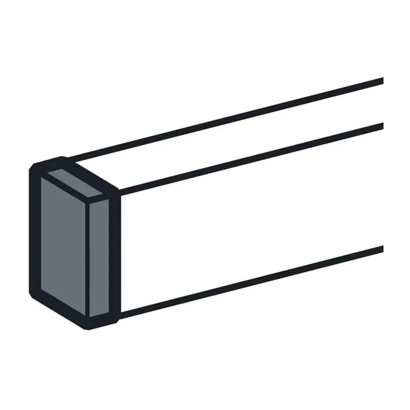 Legrand Polyvinyl Chloride Cable Trunking Accessory End Cap Miniature PVC 105 mm 0 107 00