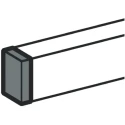 Legrand Polyvinyl Chloride Cable Trunking Accessory End Cap Miniature PVC 80mm Height 50mm Width 0 107 22