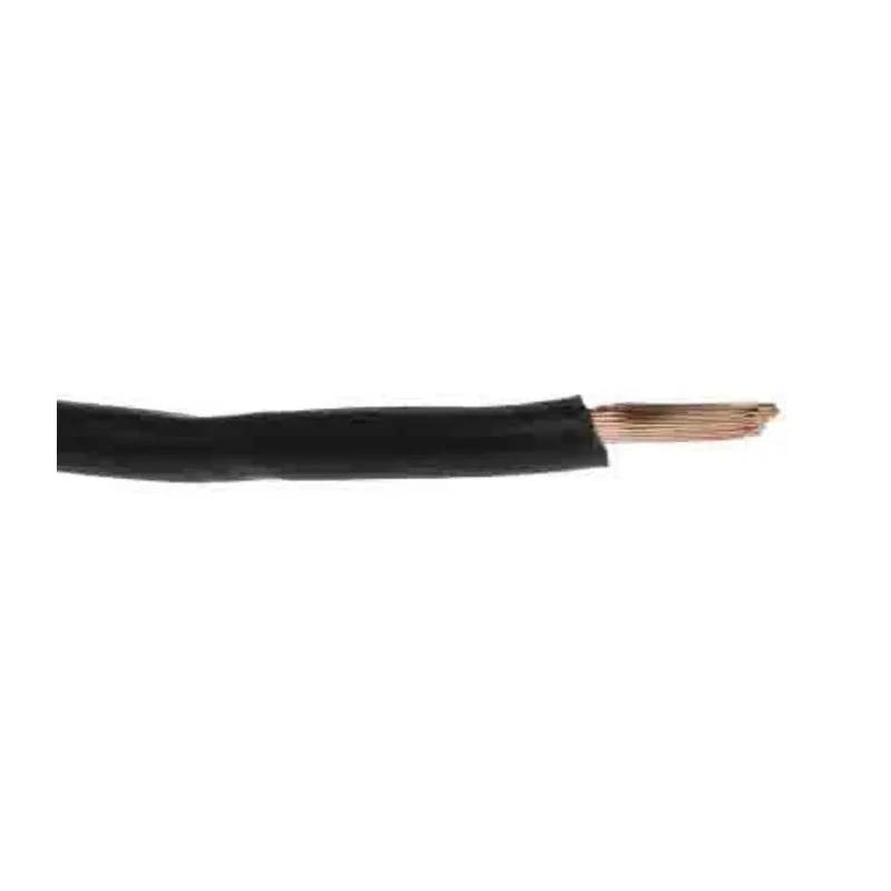 RS PRO Black Tri-Rated Hook Up Wire, 14 AWG, 50/0.25 mm Core Strands, 305 m Length, Polyvinyl Chloride, 1 kV DC 225-2154