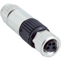 SICK Circular Connector, 4 Contacts, Cable Mount, M8 Connector, Plug, Female, IP67, Polyamide Housing YF08U14-1434K2551A