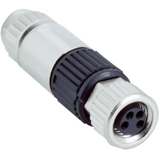 SICK Circular Connector, 4 Contacts, Cable Mount, M8 Connector, Plug, Female, IP67, Polyamide Housing YF08U14-1434K2551A