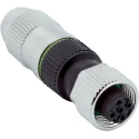 SICK Industrial Circular Connector M12 Plug, 3 Contacts, Female, Cable Mount, IP67, Thermoplastic YF12U13-2550K4051A