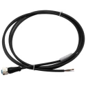 SICK Female 4 Way M12 to Unterminated Free End Sensor Actuator Cable 2 m YF2A14-020UB3XLEAX / 2095607