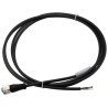 SICK Female 4 Way M12 to Unterminated Free End Sensor Actuator Cable 2 m YF2A14-020UB3XLEAX / 2095607