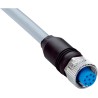 SICK Female 8 Way M12 to Unterminated Sensor Actuator Cable 2 m 30V YF2A28-020VA6XLEAX / 2096243