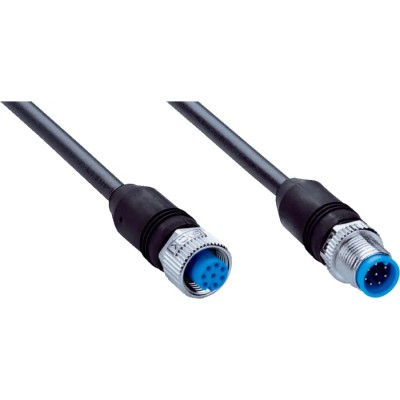 SICK Female 8 Way Straight to Male 8 Way Straight Sensor Actuator Cable 1 m YF2A28-010UA6M2A28 / 2096108