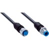 SICK Female 8 Way Straight to Male 8 Way Straight Sensor Actuator Cable 1 m YF2A28-010UA6M2A28 / 2096108