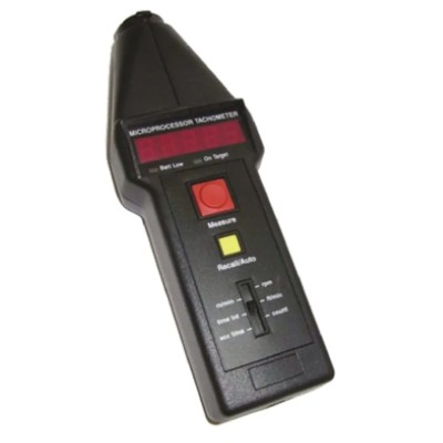 Compact Optical Tachometer Best Accuracy ±0.05 % LED Display 99999rpm CT6