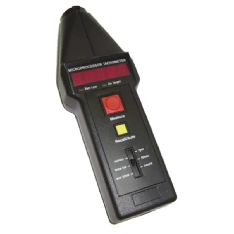 Compact Optical Tachometer Best Accuracy ±0.05 % LED Display 99999rpm CT6