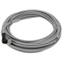 SICK Female 4 Way M12 to Unterminated Sensor Actuator Cable 10 m Grey PVC Jacket YG2A14-100VB3XLEAX