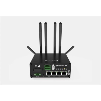 Robustel Industrial 5G Cellular Router with 2G, 3G, WiFi, Ethernet, 5G, 4G, 5GHz Wi-Fi Band R5020-5G-A09GL-B