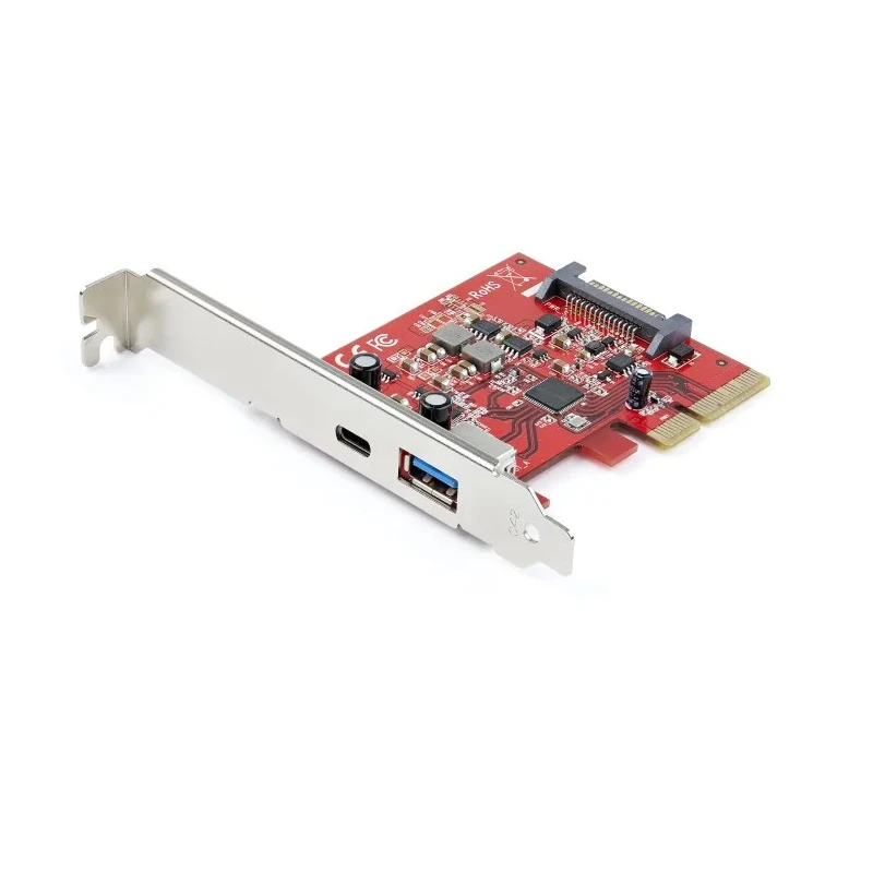 StarTech.com 2 Port USB Card PCIe USB 3.1 Gen 2 with 1x USB-A and 1x USB-C Ports 10Gbps PEXUSB311AC3