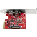 StarTech.com 2 Port USB Card PCIe USB 3.1 Gen 2 with 1x USB-A and 1x USB-C Ports 10Gbps PEXUSB311AC3