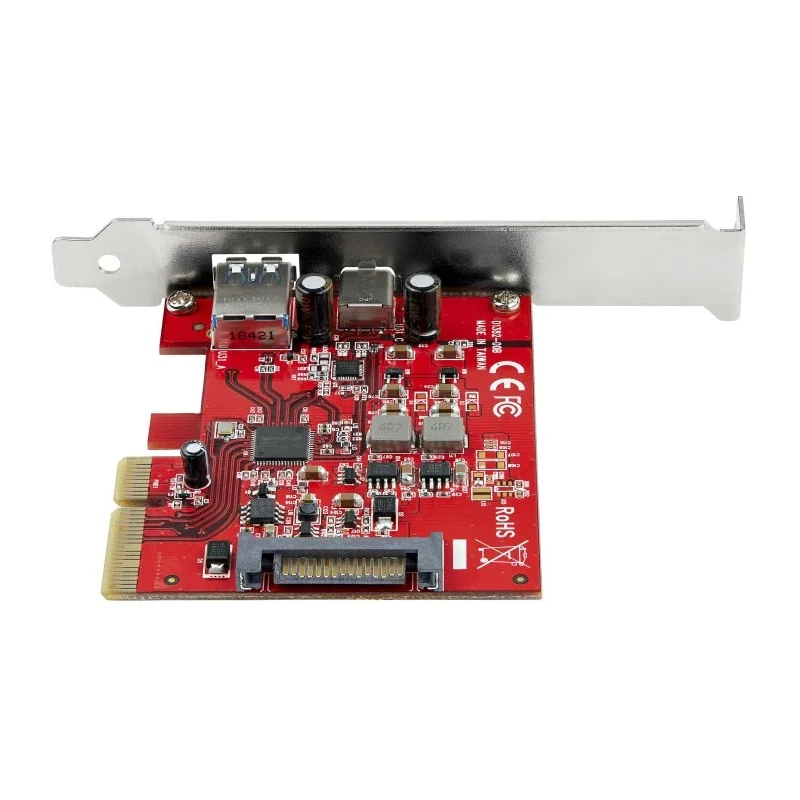 StarTech.com 2 Port USB Card PCIe USB 3.1 Gen 2 with 1x USB-A and 1x USB-C Ports 10Gbps PEXUSB311AC3