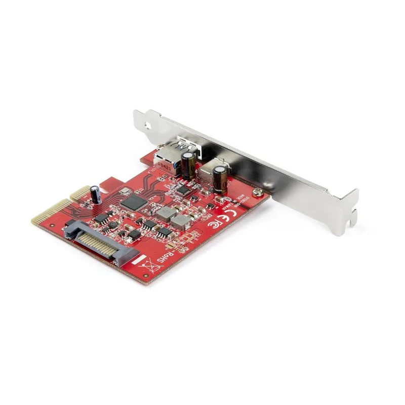StarTech.com 2 Port USB Card PCIe USB 3.1 Gen 2 with 1x USB-A and 1x USB-C Ports 10Gbps PEXUSB311AC3