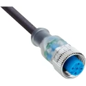 SICK Female 4 way M12 to Unterminated Free End Sensor Actuator Cable 24V, 10 m, Polyurethane Jacket YH2A14-100UB3XLEAX