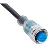SICK Female 4 way M12 to Unterminated Free End Sensor Actuator Cable 24V, 10 m, Polyurethane Jacket YH2A14-100UB3XLEAX
