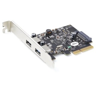 StarTech.com 2 Port USB Card, USB 3.2 Gen 2, PCI Express x4 Interface, 10Gbps Data Transfer, High Power Output PEXUSB312A3