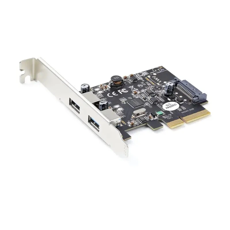 StarTech.com 2 Port USB Card, USB 3.2 Gen 2, PCI Express x4 Interface, 10Gbps Data Transfer, High Power Output PEXUSB312A3
