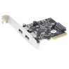 StarTech.com 2 Port USB Card, USB 3.2 Gen 2, PCI Express x4 Interface, 10Gbps Data Transfer, High Power Output PEXUSB312A3