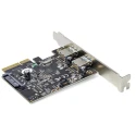 StarTech.com 2 Port USB Card, USB 3.2 Gen 2, PCI Express x4 Interface, 10Gbps Data Transfer, High Power Output PEXUSB312A3