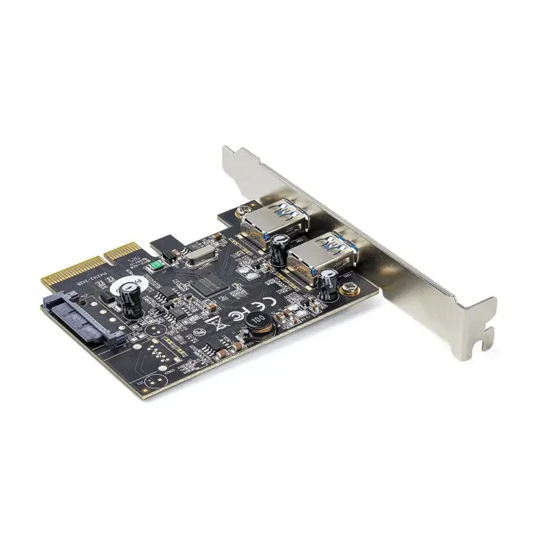 StarTech.com 2 Port USB Card, USB 3.2 Gen 2, PCI Express x4 Interface, 10Gbps Data Transfer, High Power Output PEXUSB312A3