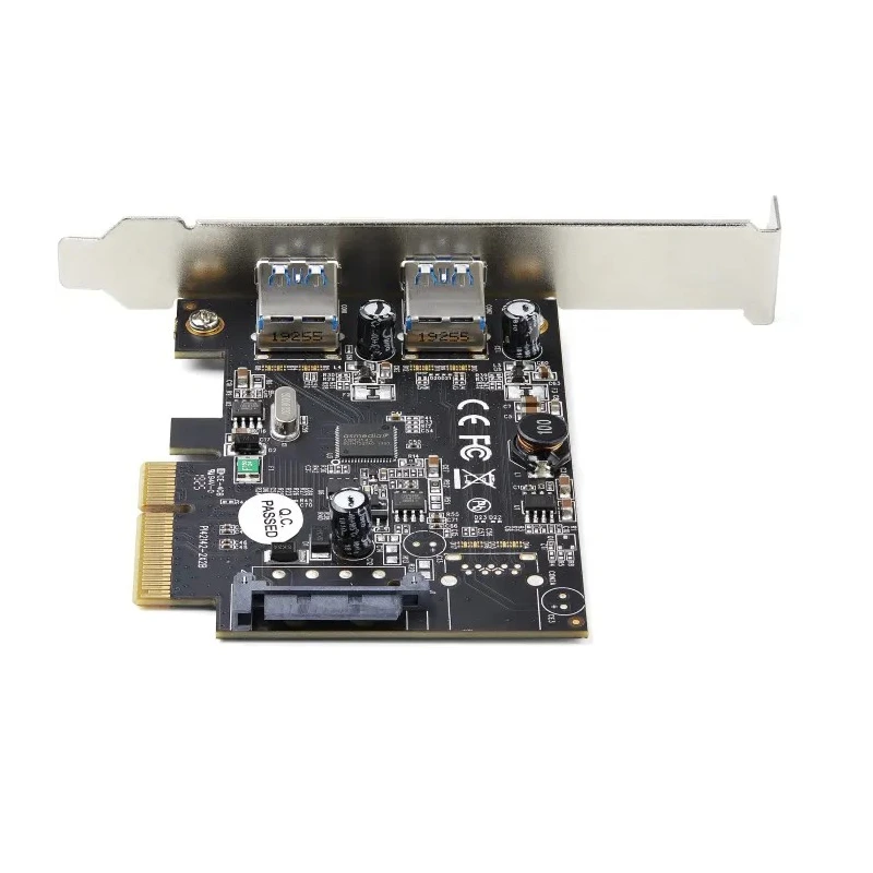 StarTech.com 2 Port USB Card, USB 3.2 Gen 2, PCI Express x4 Interface, 10Gbps Data Transfer, High Power Output PEXUSB312A3