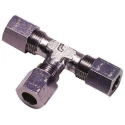 Legris Stainless Steel Pipe Fitting Tee Tee 1804 10 00, 316L Stainless Steel, Max Pressure 80 bar, -40°C to 250°C