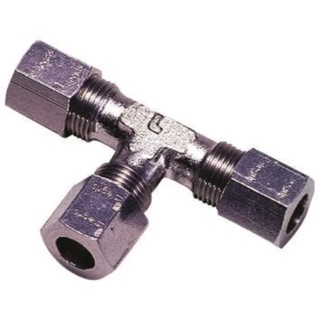 Legris Stainless Steel Pipe Fitting Tee Tee 1804 10 00, 316L Stainless Steel, Max Pressure 80 bar, -40°C to 250°C