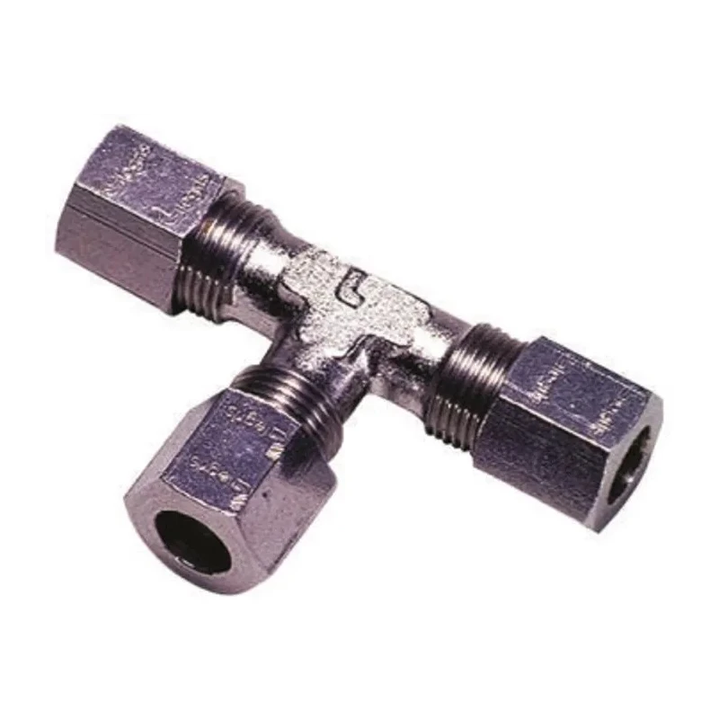 Legris Stainless Steel Pipe Fitting Tee Tee 1804 10 00, 316L Stainless Steel, Max Pressure 80 bar, -40°C to 250°C