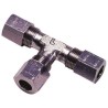 Legris Stainless Steel Pipe Fitting Tee Tee 1804 10 00, 316L Stainless Steel, Max Pressure 80 bar, -40°C to 250°C
