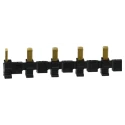 Finder 93 8 Way 250V DIN Rail Relay Socket for use with 38 Series 093.08.0