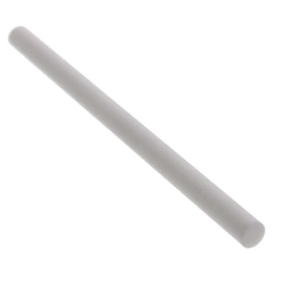 Goodfellow Ceramic Rod Machinable Glass Ceramic White, 100 mm Length, 6 mm Diameter 225-5482