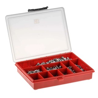 RS PRO Stainless Steel 545 Piece Hex Socket Drive Machine Screw/Bolt Kit 225-3357