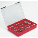 RS PRO Stainless Steel 431 Piece Hex Socket Drive Machine Screw Bolt Kit 12-25mm Length DIN 912 225-3341